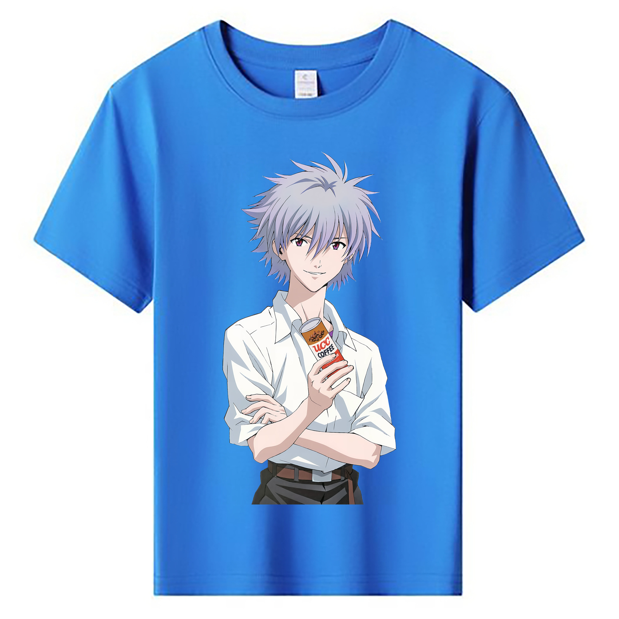 （画像用） EVA 新世紀エヴァンゲリオン 綿100％キッズTシャツ（フロントプリント）